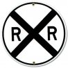 Railroad Sign -- Railroad Crossing (RXR)-Style, All Scales, Phil Derrig Designs 232