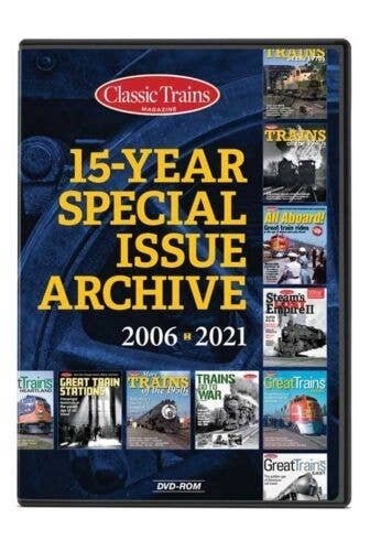 Classic Trains 15-Year Special Issue Archive DVD-ROM, All Scales, Firecrown 16125