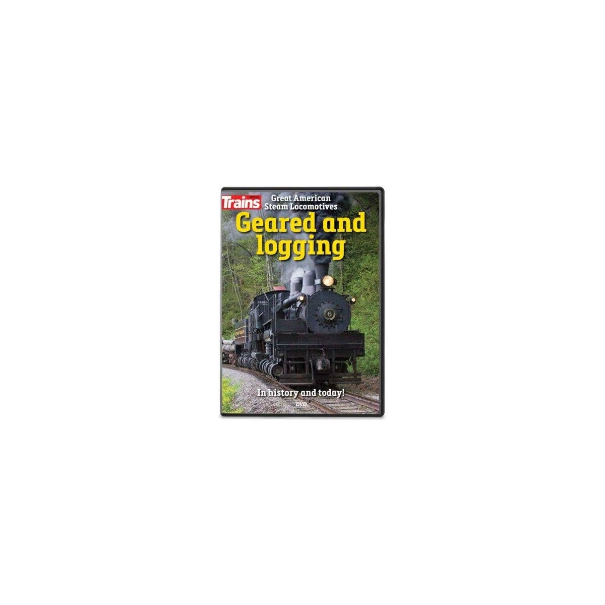Great American Steam Locomotives DVD -- Geared and Logging, All Scales, Firecrown 16128