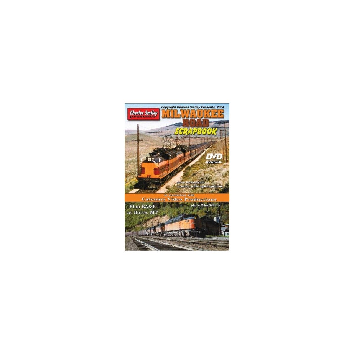 Milwaukee Road Scrapbook - DVD -- 1 Hour, 14 Minutes, All Scales, CHARLES SMILEY VIDEOS 126