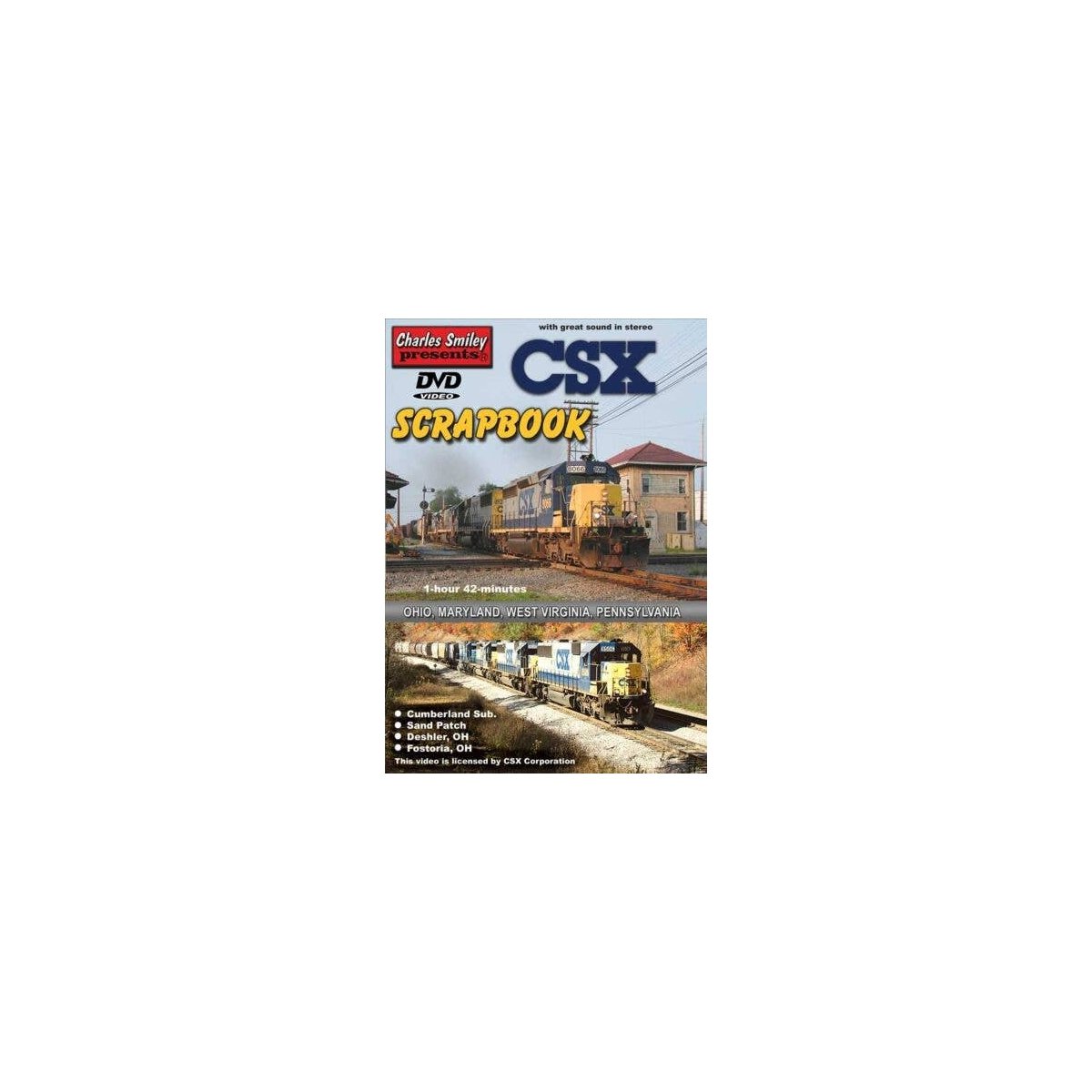 CSX Scrapbook -- 1 Hour, 42 Minutes, All Scales, CHARLES SMILEY VIDEOS 138