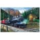The Leinad Express Puzzle -- 1000 Pieces - 19 x 30′ 48.3 x 76.2cm, All Scales, Train Enthusiast Vendors 55743