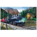 The Leinad Express Puzzle -- 1000 Pieces - 19 x 30′ 48.3 x 76.2cm, All Scales, Train Enthusiast Vendors 55743