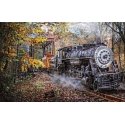 Train Puzzle -- Train′s Coming (1000 Pieces), All Scales, Train Enthusiast Vendors 30121