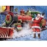 Santa`s All Aboard Jigsaw Puzzle -- 1000 Pieces - 20 x 27` 50.8 x 68.8cm, All Scales, Train Enthusiast Vendors 42040