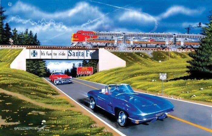 America`s Best Jigsaw Puzzle -- 1000 Pieces, 19 x 30` 48.3 x 76.2cm, All Scales, Train Enthusiast Vendors 21323