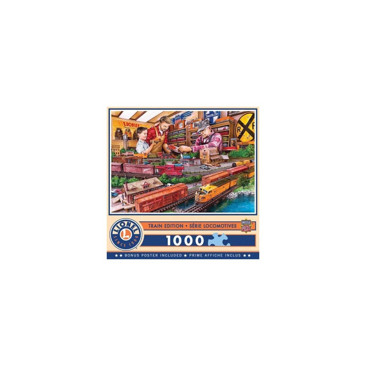 Puzzle -- Lionel(R) Trains - Shopping Spree (1000 Pieces), All Scales, Train Enthusiast Vendors 720314