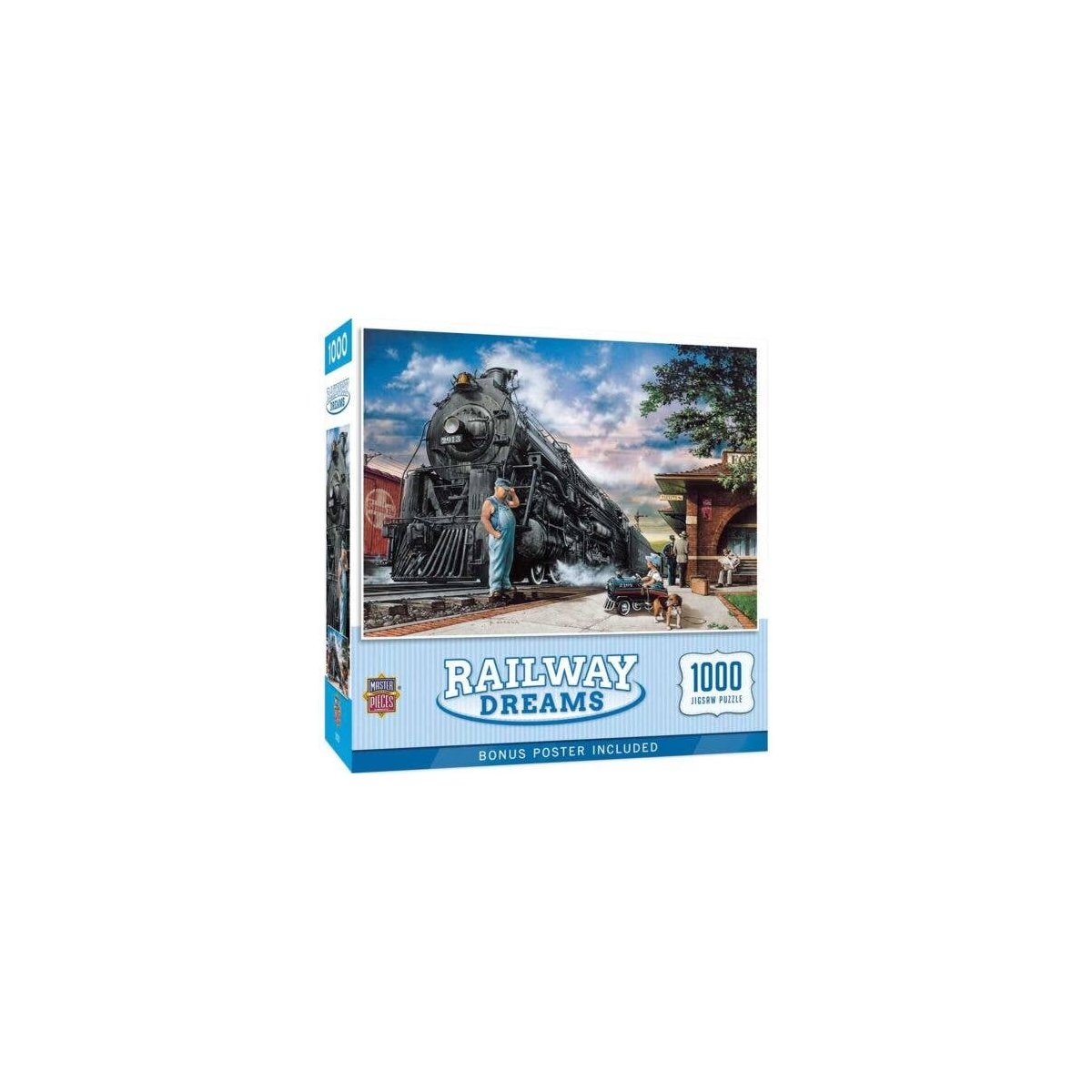 Railway Dreams Puzzle -- 1000 Pieces, All Scales, Train Enthusiast Vendors 724464