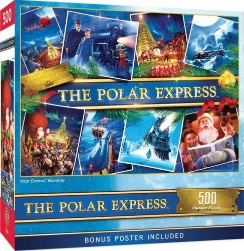 Polar Express Moments Christmas Puzzle -- 500 Pieces 18 x 24′ 45.7 x 61cm, All Scales, Train Enthusiast Vendors 323594