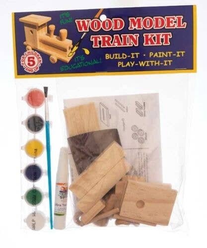 Wood Model Train -- Unpainted Wood Train, All Scales, Brooklyn Peddler 11