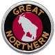 Embossed Die-Cut Metal Sign -- Great Northern, All Scales, Microscale Industries Inc 10004