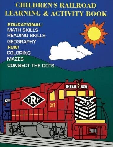 Children′s Railroad Learning & Activity Book -- Softcover, All Scales, White River Productions 72