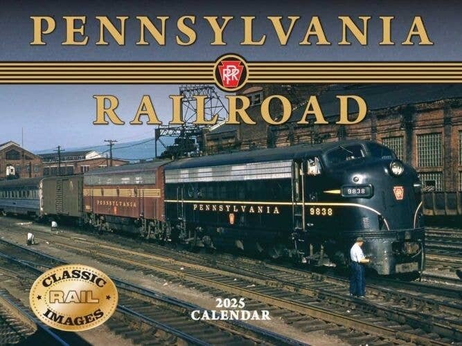 Pennsylvania Railroad 2025 Calendar -- 11 x 14′ 27.9 x 35.6cm, All Scales, Tidemark 5230