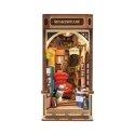 Bookstore DIY Book Nook Shelf Insert - Laser-Cut Wood Kit -- 3D Wooden Puzzle, All Scales, Robotime TGB07
