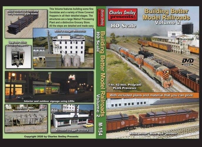 Building Better Model Railroads - DVD -- Volume 2, All Scales, CHARLES SMILEY VIDEOS 154