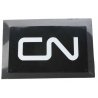 Embossed Die-Cut Metal Sign -- Canadian National, All Scales, Microscale Industries Inc 10041