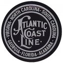 Embossed Die-Cut Metal Sign -- Atlantic Coast Line, All Scales, Microscale Industries Inc 10012