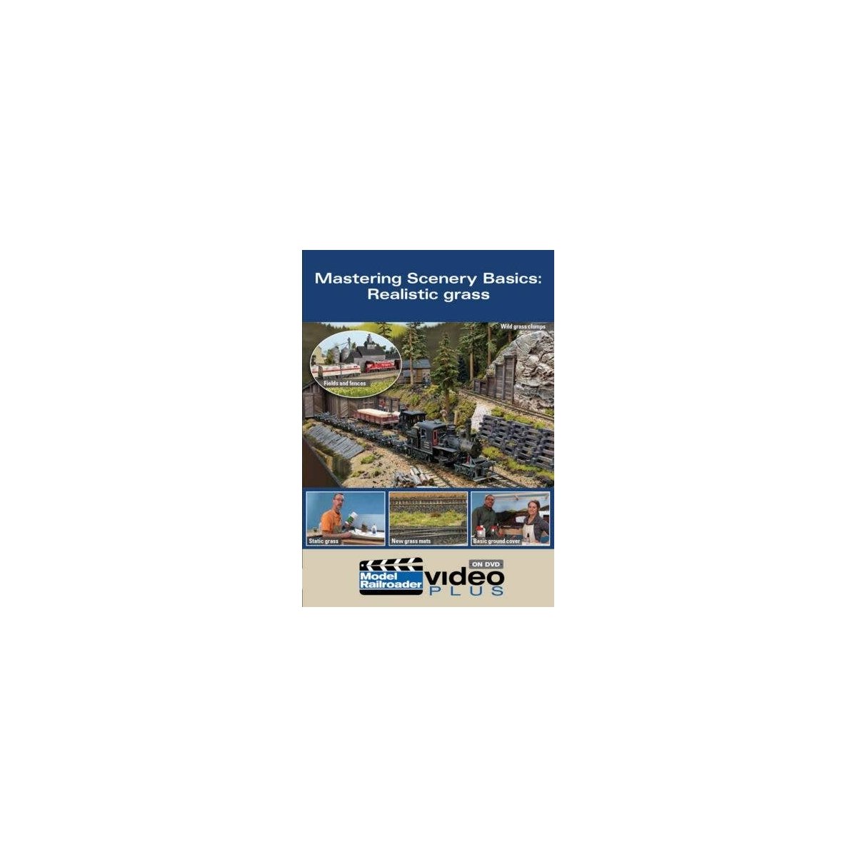 Model Railroader Video Plus DVD -- Mastering Scenery Basics: Realistic Grass, All Scales, Firecrown 15322