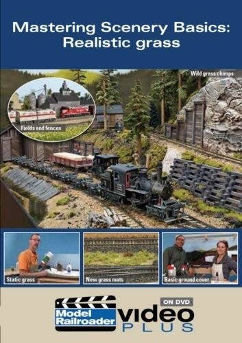 Model Railroader Video Plus DVD -- Mastering Scenery Basics: Realistic Grass, All Scales, Firecrown 15322