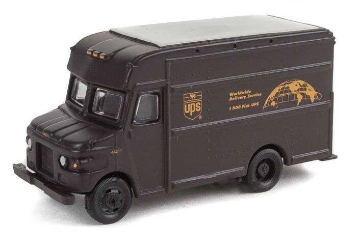 UPS Package Car -- United Parcel Service (Bow Tie Shield Logo), HO, Walthers SceneMaster 14000