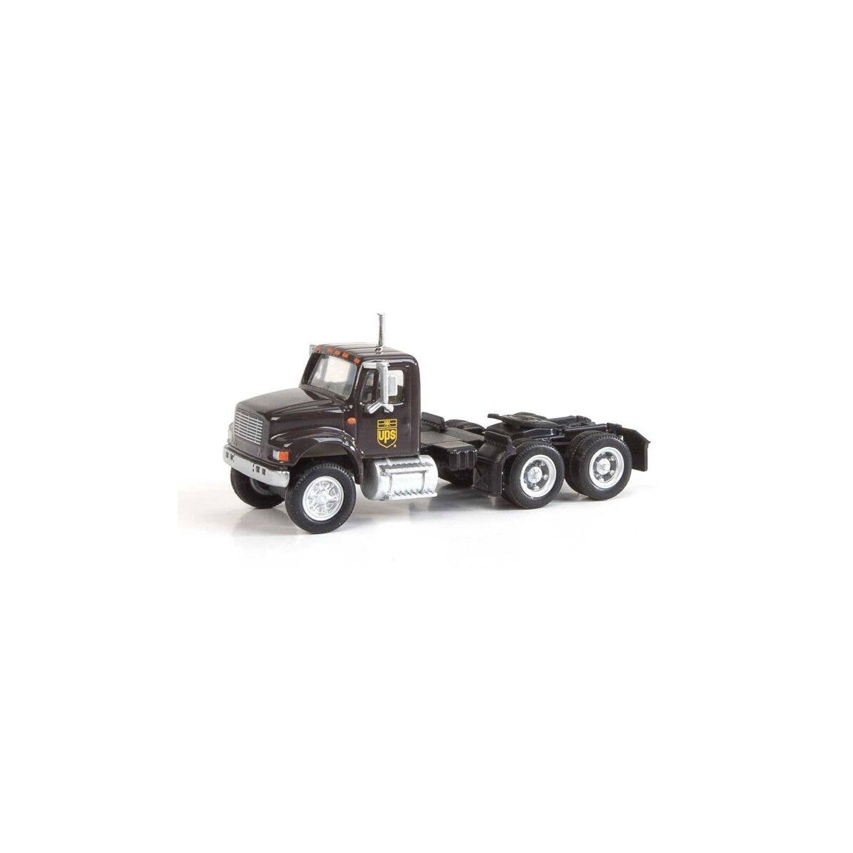 International(R) 4900 Dual-Axle Semi Tractor Only - Assembled -- United Parcel Service (Bow, HO, Walthers SceneMaster 11184