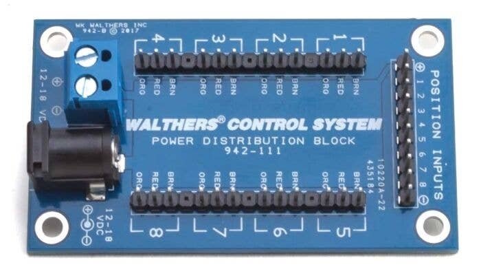 Walthers Layout Control System -- Distribution Block, All Scales, Walthers Controls 111