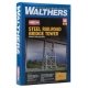Steel Railroad Bridge Tower -- Kit - 4-7/16 x 4-1/2 x 11′ 11.3 x 11.4 x 27.9cm, HO, Walthers Cornerstone 4554