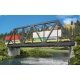 Modernized Double-Track Railroad Truss Bridge -- Kit - 15 x 5 x 4-1/2′ 38.1 x 12.7 x 11.4cm, HO, Walthers Cornerstone 4510