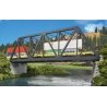 Modernized Double-Track Railroad Truss Bridge -- Kit - 15 x 5 x 4-1/2′ 38.1 x 12.7 x 11.4cm, HO, Walthers Cornerstone 4510