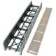 90` Single-Track Railroad Through Girder Bridge -- Kit - 12-1/2 x 2-3/8 x 1-1/2` 31.7 x 6 x, HO, Walthers Cornerstone 4503