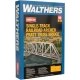Arched Pratt Truss Railroad Bridge -- Single-Track - Kit - 23 x 3-1/16 x 5-1/4′ 58.4 x 7.8 , HO, Walthers Cornerstone 4521