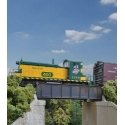30` Single-Track Railroad Through Girder Bridge -- Kit - 4-7/32 x 2-3/8 x 1` 10.7 x 6 x 2.5, HO, Walthers Cornerstone 4500