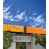 30` Single-Track Railroad Deck Girder Bridge -- Standard Level Kit 4-3/16 x 1-3/16` x 1-3/16, HO, Walthers Cornerstone 4505