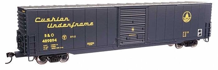 60′ Pullman-Standard Single Door Auto Parts Boxcar - Ready to Run -- Baltimore & Ohio 489894, HO, WalthersMainline 3356