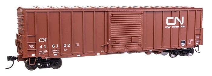 50′ ACF Exterior Post Dreadnaught End Plate B Boxcar - Ready to Run -- Canadian National 416122, HO, WalthersMainline 46005