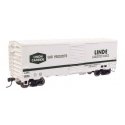 40′ Association of American Railroads Modernized 1948 Boxcar - Ready to Run -- Linde Gas LAPX 20, HO, WalthersMainline 1209