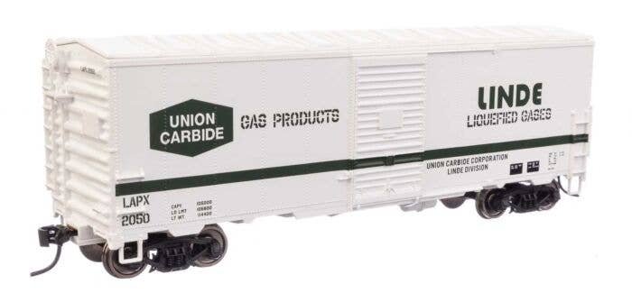 40′ Association of American Railroads Modernized 1948 Boxcar - Ready to Run -- Linde Gas LAPX 20, HO, WalthersMainline 1209
