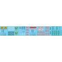 Vehicle Decal Set -- Six Various Owner-Operator Truck Tractors & Lessor Flatbed Trailers, HO, Lonestar Models 12029