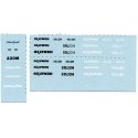 Zycon Models - Vehicle Decals -- For Kibri Komatsu HD785 or 330M Mine Truck (sold separately), HO, Lonestar Models 30031
