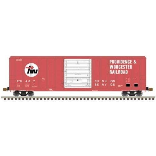 FMC 5347 Single-Door Boxcar - Ready to Run - Master(R) -- Providence & Worcester 407, HO, Atlas Model Railroad Co. 20007609