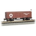 Old-Time Wood Boxcar - Ready to Run -- Union Line, N, Bachmann Industries 15657