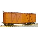 40′ 6-Panel Single-Sheathed Wood Boxcar w/Wood Doors & Ends - Kit -- Undecorated, HO, Accurail Inc 7000