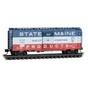 40′ Single-Door Boxcar - Ready to Run -- Bangor & Aroostook 4295 (State of Maine, blue, white, N, Micro Trains Line 2000497
