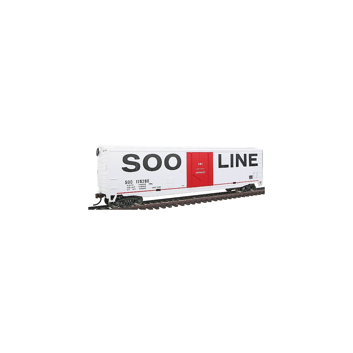 50′ Plug-Door Boxcar - Ready to Run -- Soo Line, HO, WalthersTrainline 1671