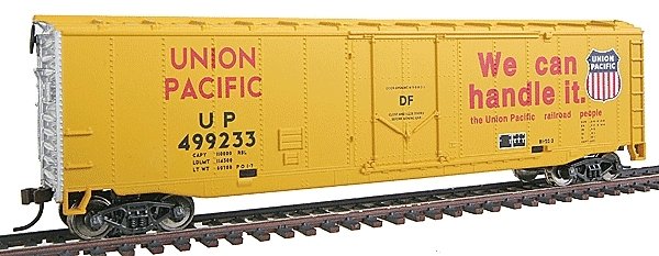50′ Plug-Door Boxcar - Ready to Run -- Union Pacific(R), HO, WalthersTrainline 1672
