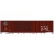 AAR 50′ Riveted-Side Double-Door Boxcar - Kit -- New York Central 41586 (Boxcar Red, black, System L, HO, Accurail Inc 5236
