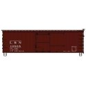 36′ Double-Sheathed Wood Boxcar, Steel Roof, Ends, Straight Underframe - Kit -- Louisville & Nashvil, HO, Accurail Inc 1411