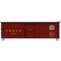 36′ Double-Sheathed Wood Boxcar, Steel Roof, Ends, Fishbelly Underframe - Ki -- Denver & Rio Grande , HO, Accurail Inc 1312
