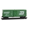 40′ Plug & Sliding Door Boxcar No Roofwalk - Ready to Run -- Burlington Northern 190212 (Cas, N, Micro Trains Line 19100010