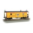 Steel Bay Window Caboose - Ready to Run -- Union Pacific(R) 24565 (Armour Yellow, red, gray), HO, Bachmann Industries 73205